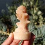 Orange Aventurine Sleeping Mermaid Crystal Carving
