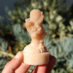 Orange Aventurine Sleeping Mermaid Crystal Carving