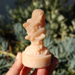 Orange Aventurine Sleeping Mermaid Crystal Carving