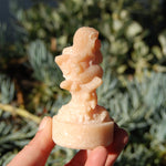 Orange Aventurine Sleeping Mermaid Crystal Carving