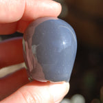 Grey Agate Carved Crystal Skull 