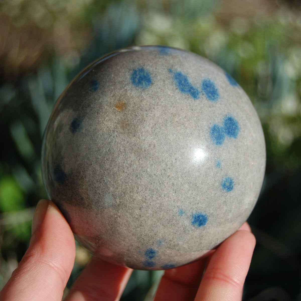 Apatite in Cleavelandite Crystal Sphere