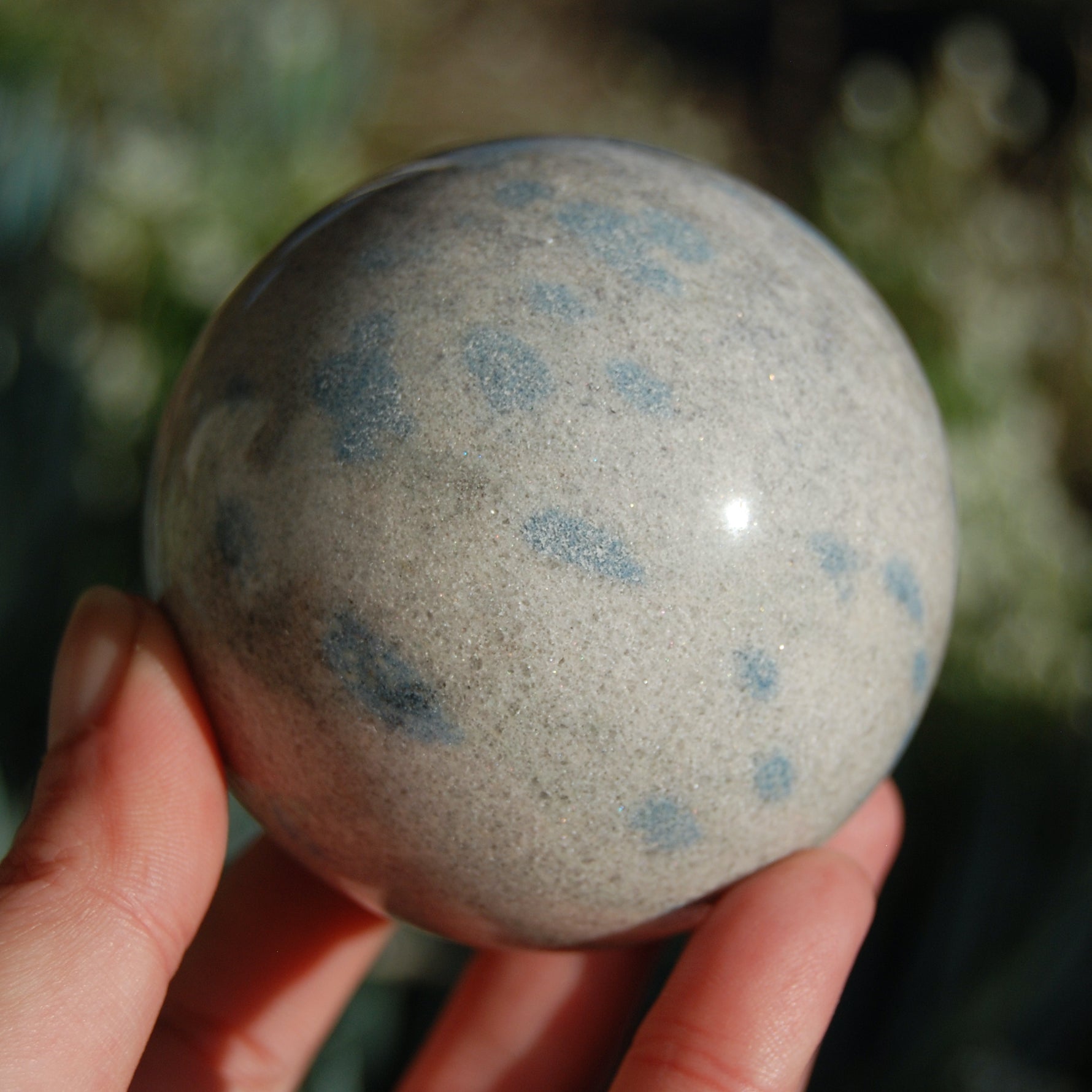 Apatite in Cleavelandite Crystal Sphere