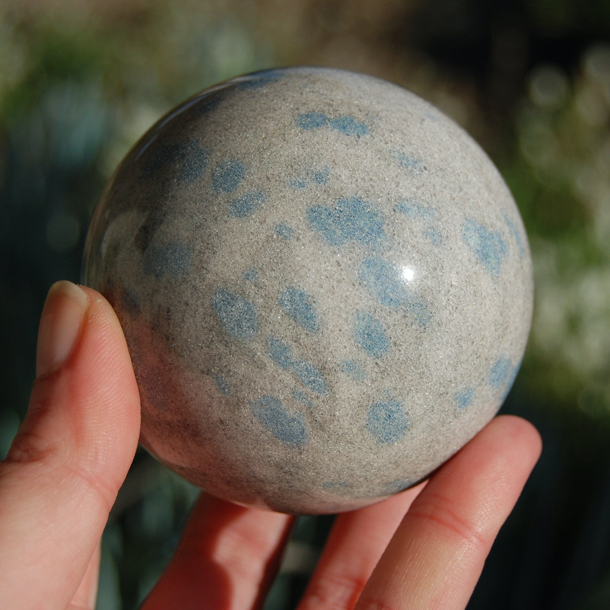 Apatite in Cleavelandite Crystal Sphere
