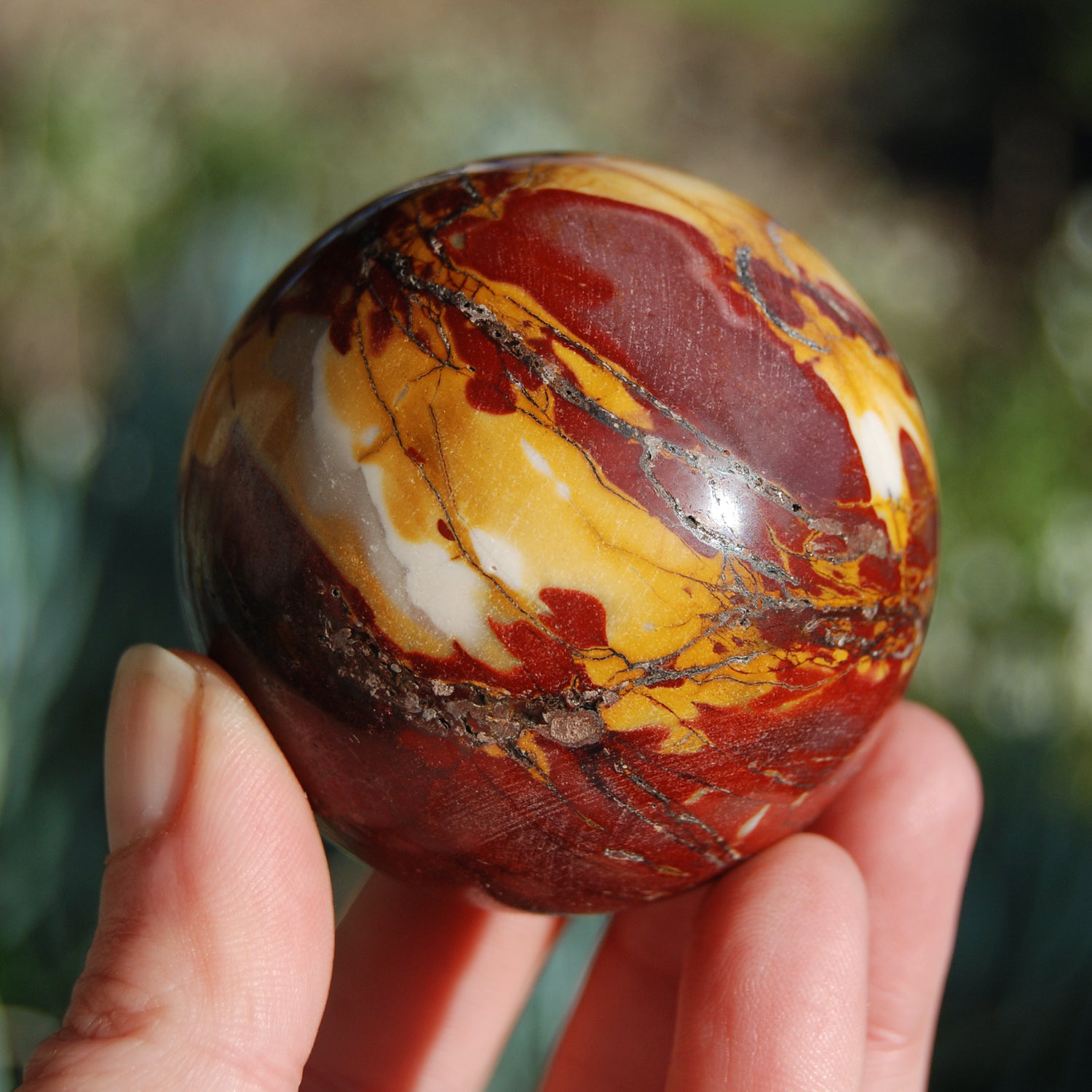 Mookaite Jasper Crystal Sphere