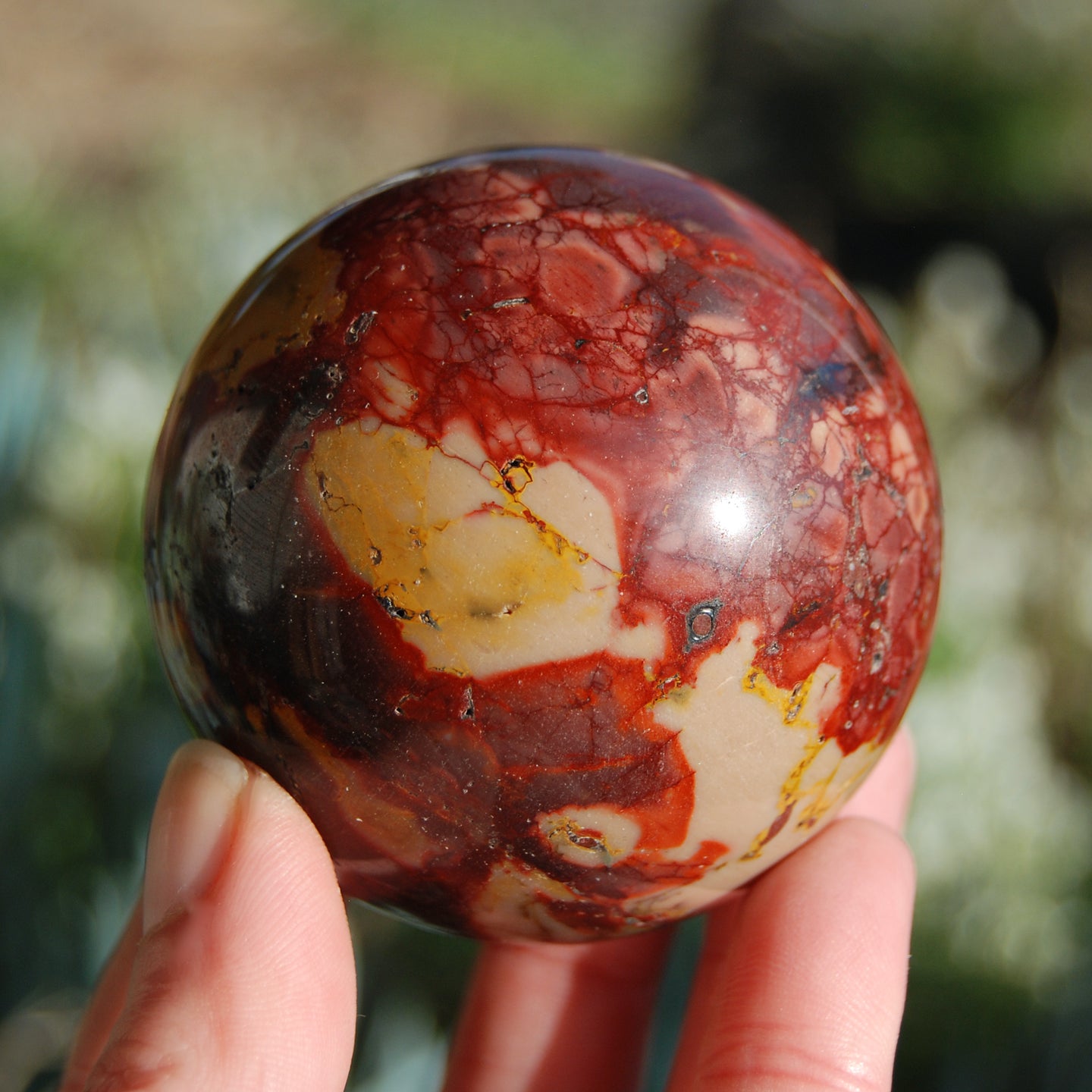 Mookaite Jasper Crystal Sphere