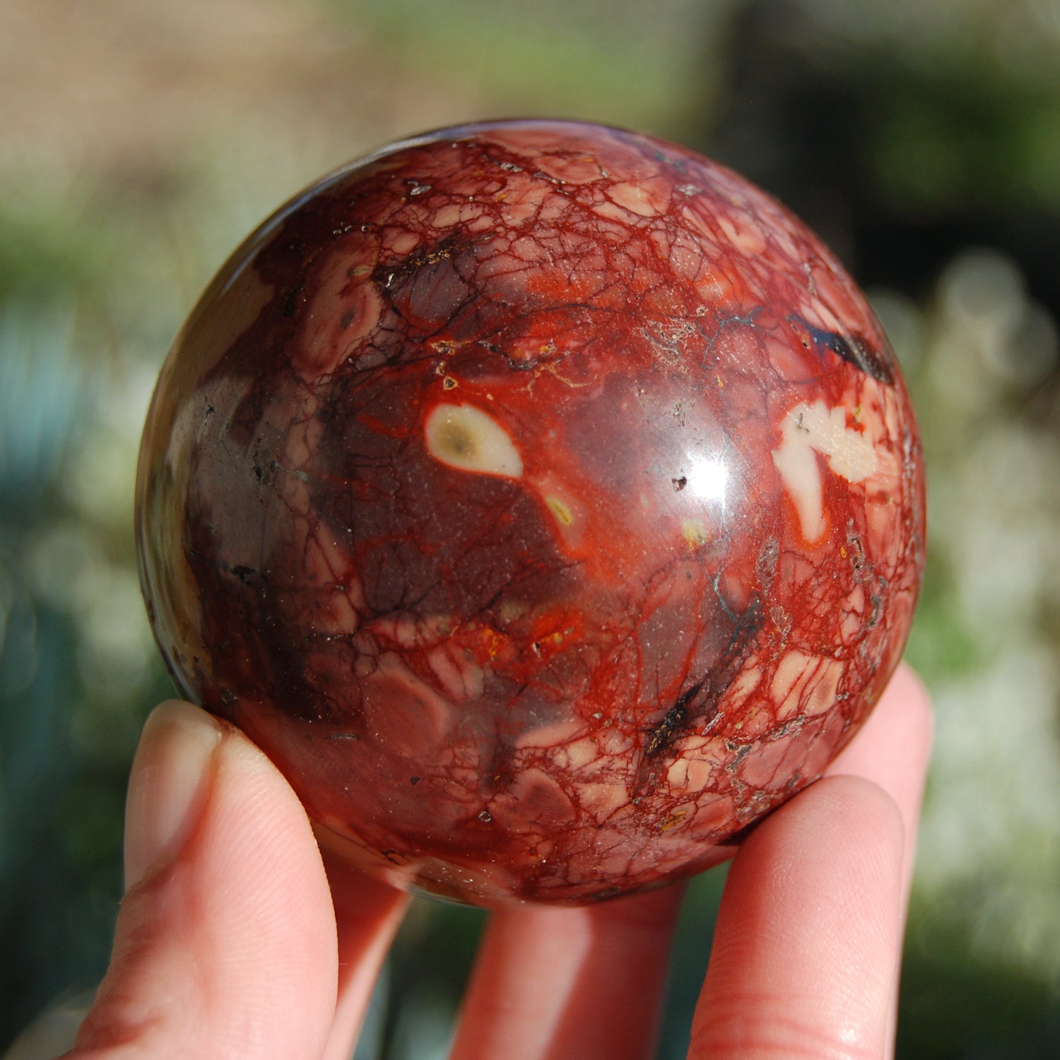 Mookaite Jasper Crystal Sphere