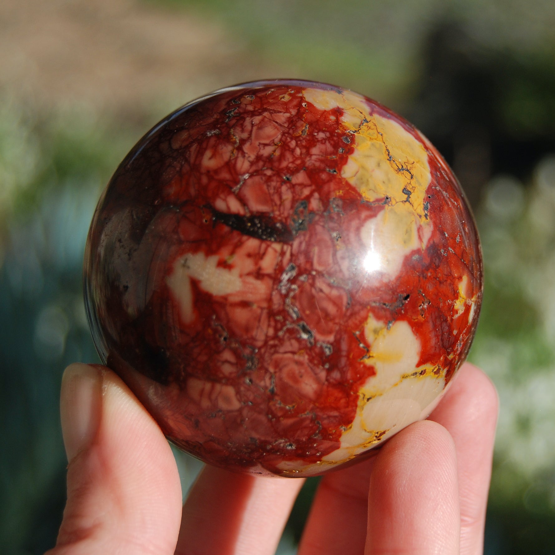 Mookaite Jasper Crystal Sphere
