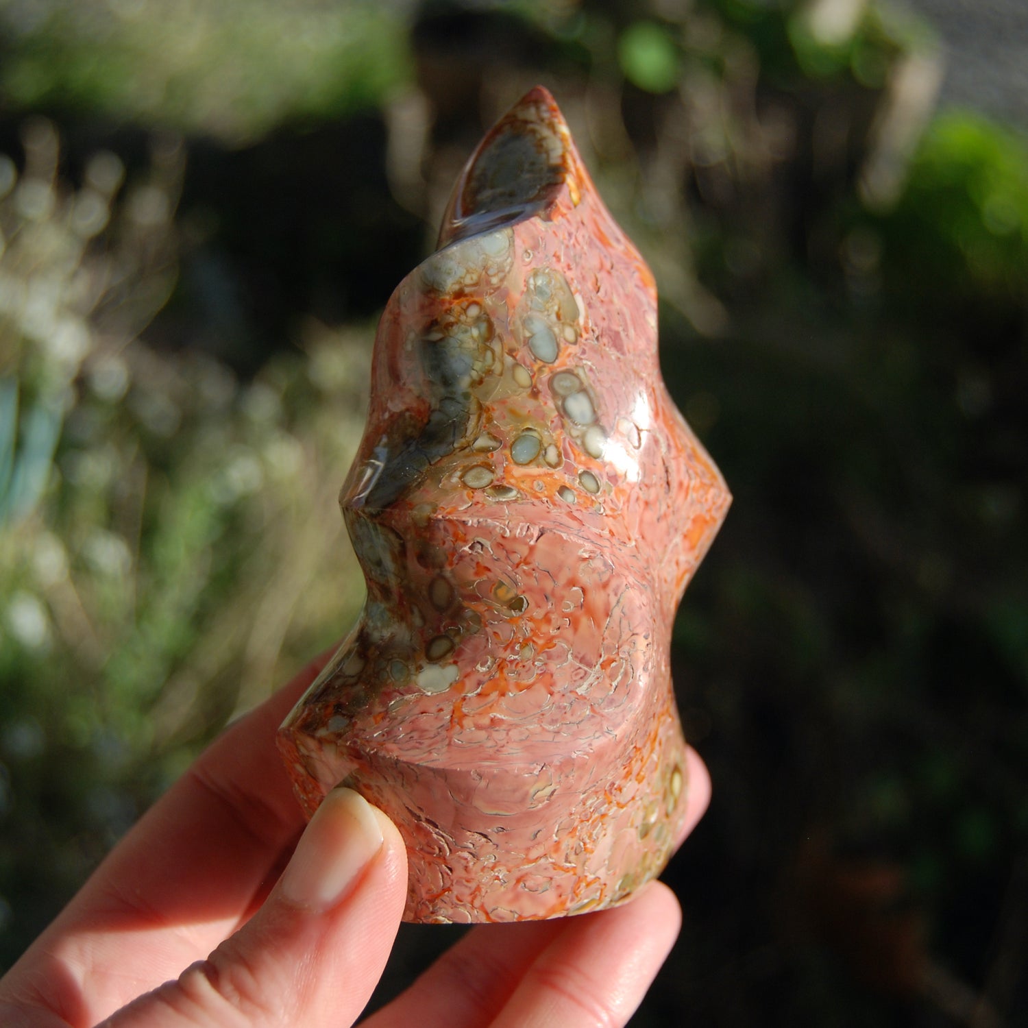 Polychrome Jasper Crystal Flame