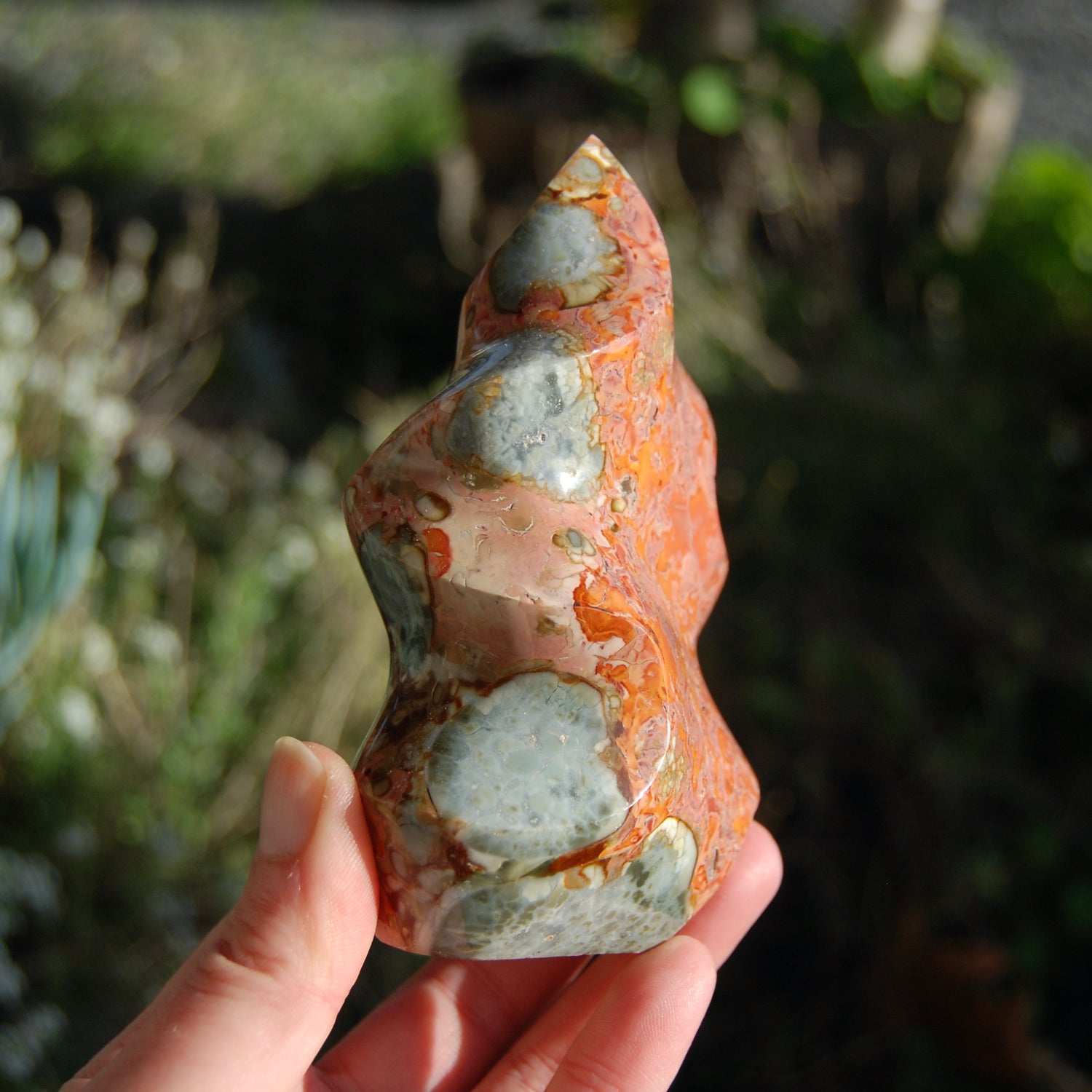 Polychrome Jasper Crystal Flame