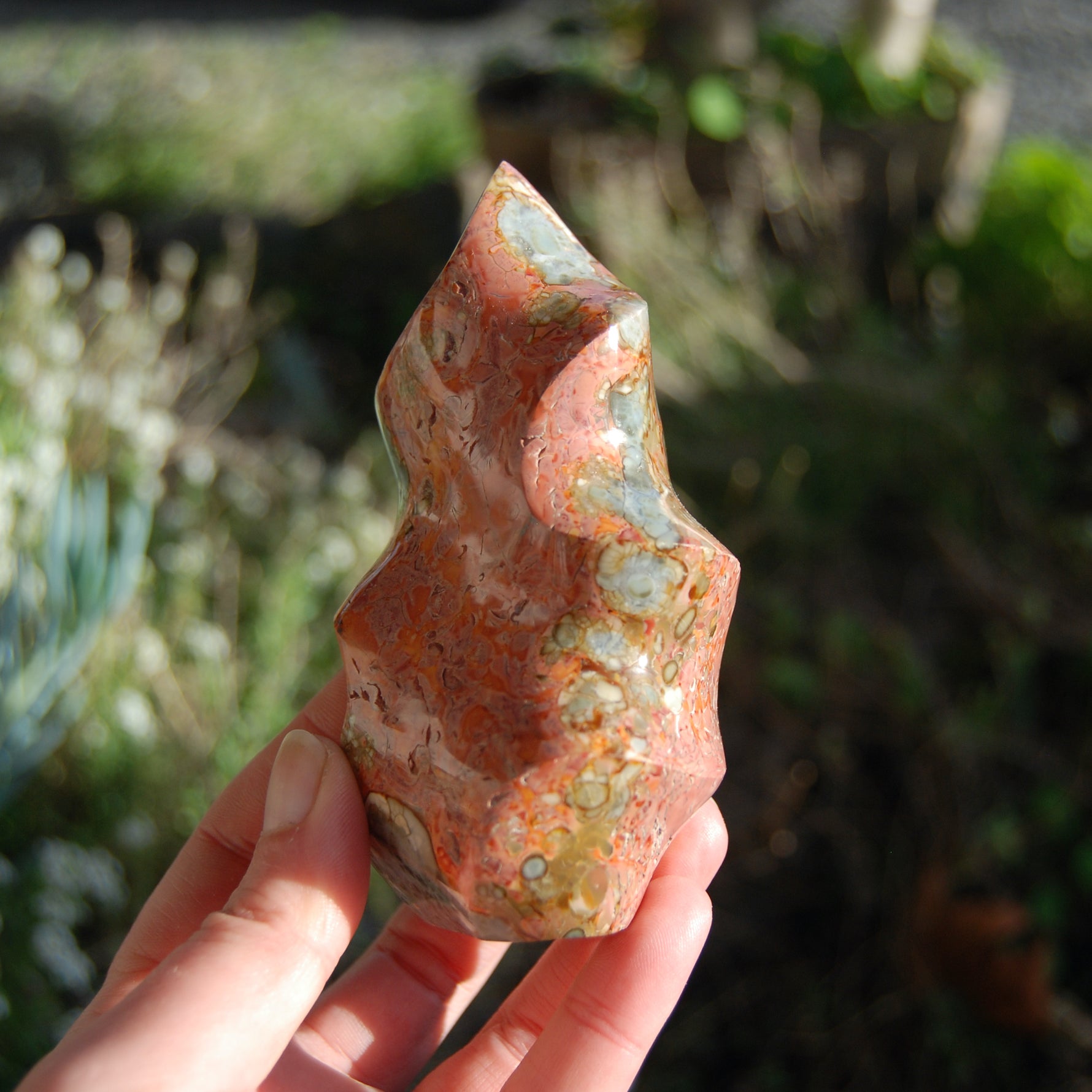 Polychrome Jasper Crystal Flame