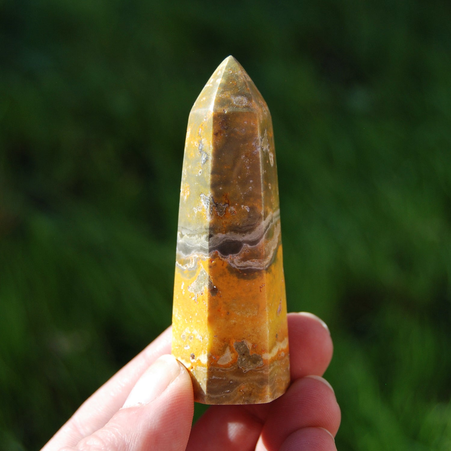 Bumblebee Jasper Tower Healing Crystals