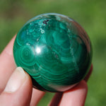 Natural Malachite Crystal Sphere