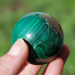 Natural Malachite Crystal Sphere