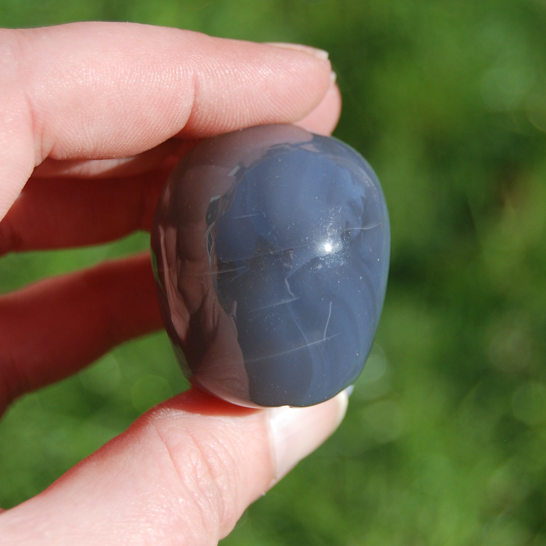 Grey Agate Carved Crystal Skull Realistic Gemstone Carving