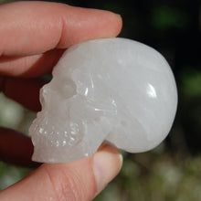 Load image into Gallery viewer, Clear Quartz Crystal Skull Realistic Carving
