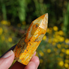 Load image into Gallery viewer, Bumblebee Jasper Tower Healing Crystals 71g 2.75&quot;
