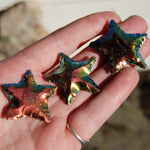 Titanium Aura Black Obsidian Stars 