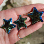 Titanium Aura Black Obsidian Stars 