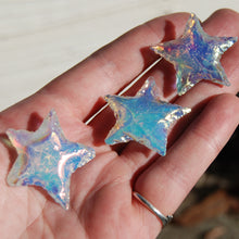 Load image into Gallery viewer, Angel Aura Opalite Stars Hand Knapped Crystal
