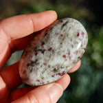 ONE Rubellite Pink Tourmaline Crystal Crystal Palm Stone