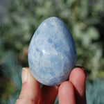 Blue Calcite Crystal Egg