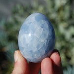 Blue Calcite Crystal Egg