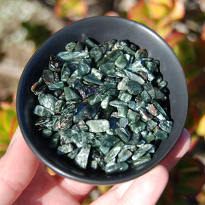 Seraphinite Crystal Tumbled Gemstone Chips