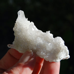 Raw Clear Quartz Crystal Cluster From Brazil