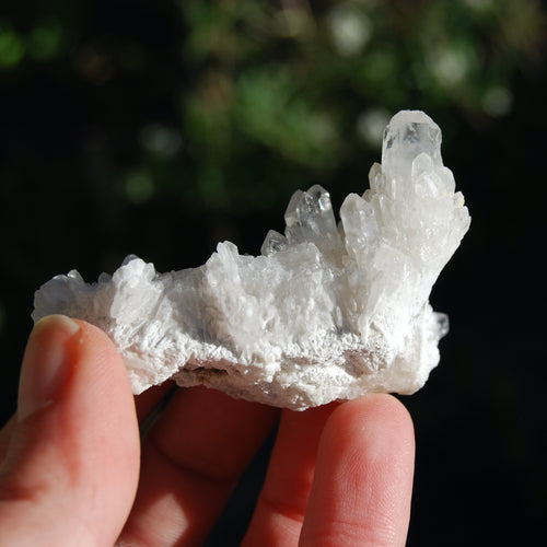 Raw Clear Quartz Crystal Cluster From Brazil