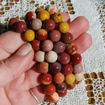 Mookaite Jasper Crystal Bracelet 10mm Natural Gemstone Beads