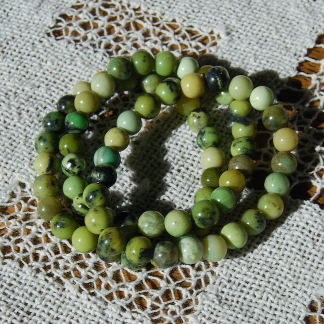 Chrysoprase Crystal Bracelet 8mm Natural Gemstone Beads