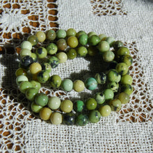 Load image into Gallery viewer, Chrysoprase Crystal Bracelet 8mm Natural Gemstone Beads
