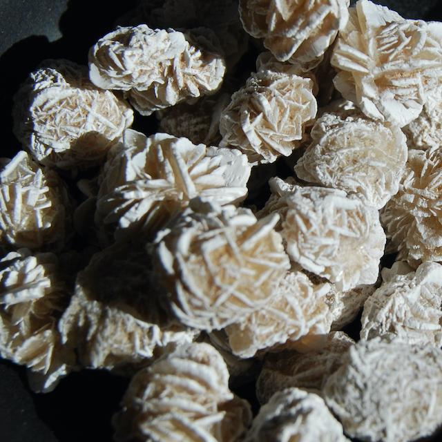 Small Gypsum Desert Rose Mineral Specimens Natural Crystal Concha