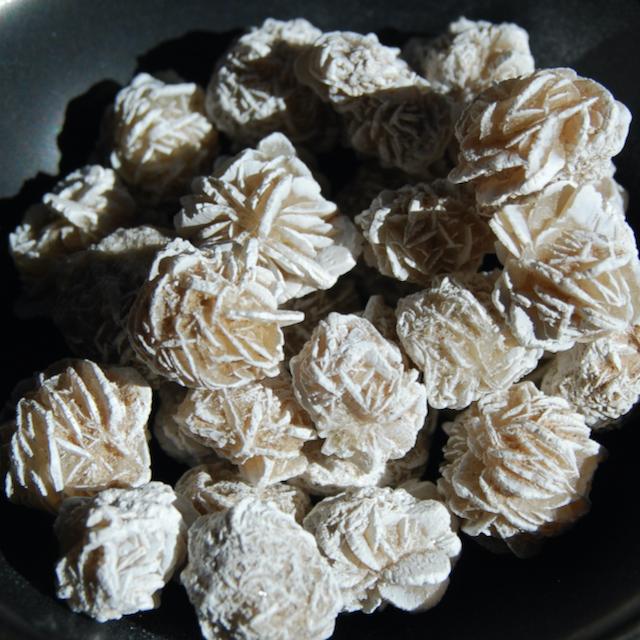 Small Gypsum Desert Rose Mineral Specimens Natural Crystal Concha