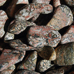 Pink Leopard Skin Jasper Tumbled Stones, Healing Crystals