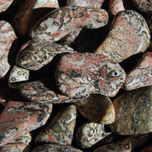 Load image into Gallery viewer, Pink Leopard Skin Jasper Tumbled Stones, Healing Crystals
