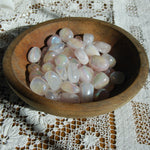 Angel Aura Rose Quartz Crystal Tumbled Stones