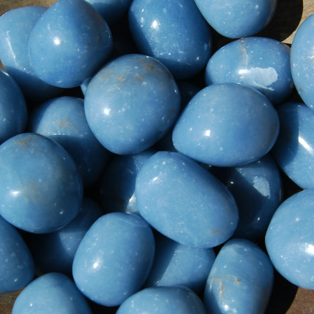 Angellite Crystal Tumbled Stones