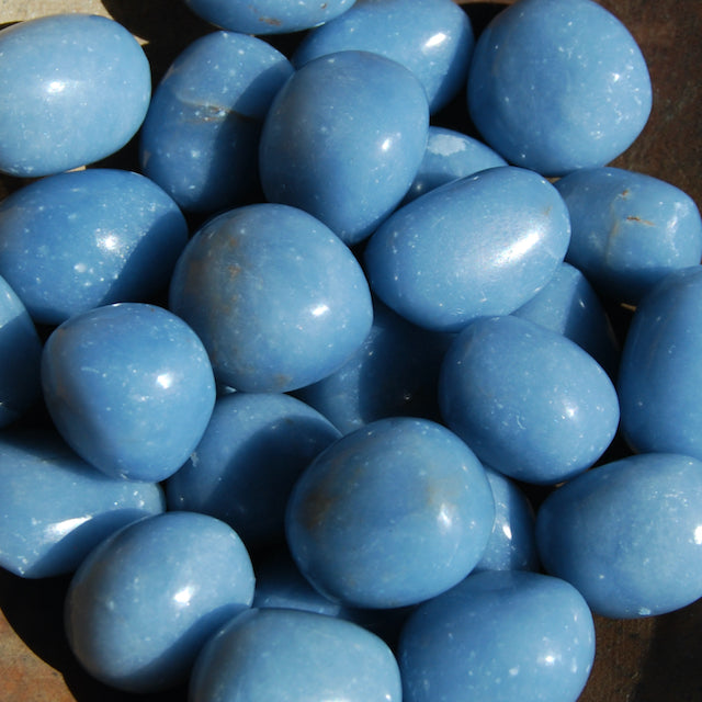 Angellite Crystal Tumbled Stones
