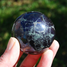 Load image into Gallery viewer, RARE Covellite Crystal Sphere, Blue Covellite Crystal, Peru
