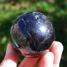 Load image into Gallery viewer, RARE Covellite Crystal Sphere, Blue Covellite Crystal, Peru
