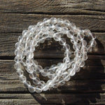 Clear Quartz Crystal Bracelet, 8mm Natural Gemstone Beads