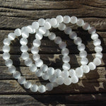 Selenite Crystal Beaded Bracelet