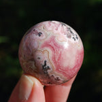Genuine Rhodochrosite Gemstone Sphere, Pink Rhodochrosite Crystal, Argentina