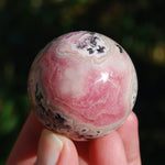 Genuine Rhodochrosite Gemstone Sphere, Pink Rhodochrosite Crystal, Argentina