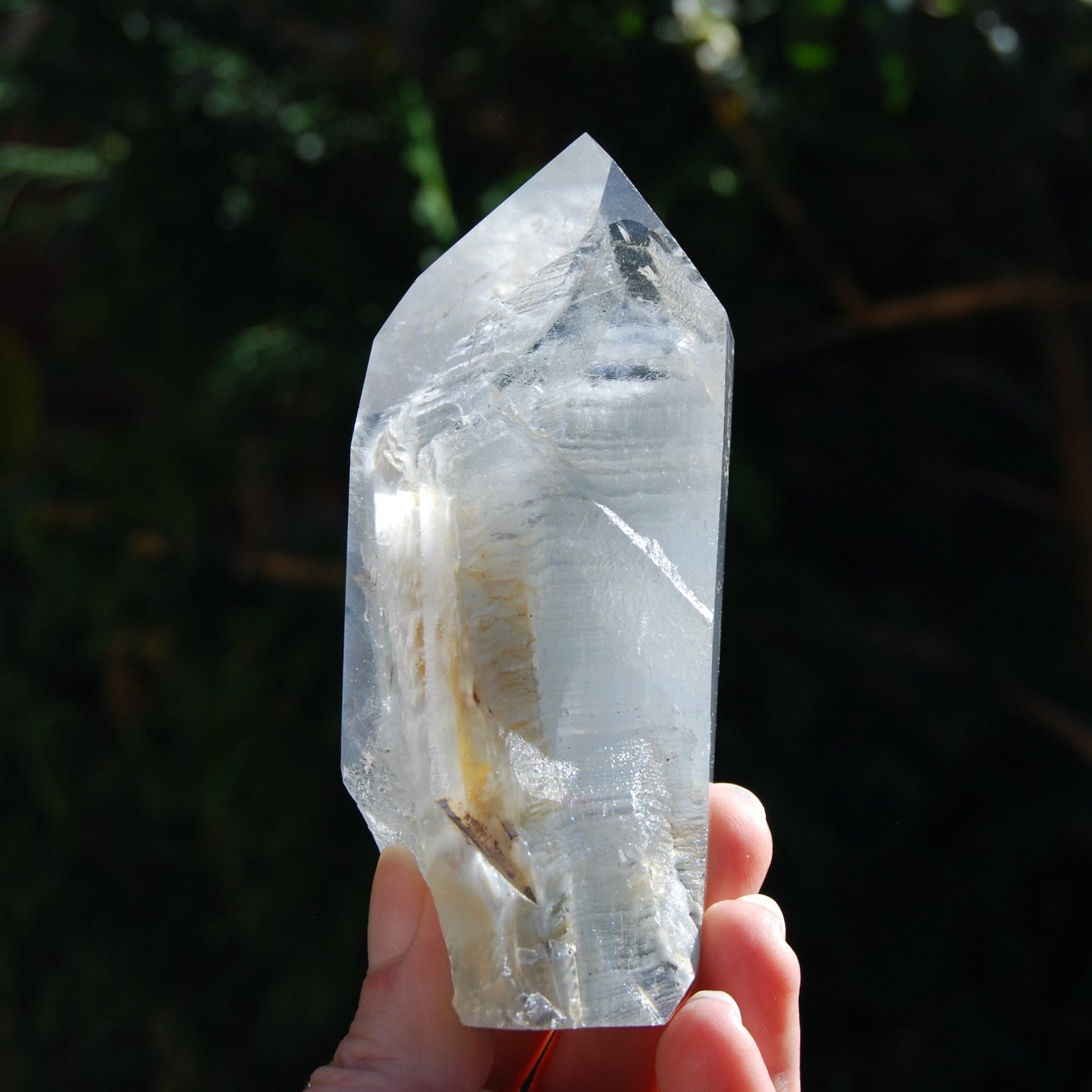 RARE Blue Amphibole Quartz Crystal Tower, Blue Angel Phantom Quartz, Brazil