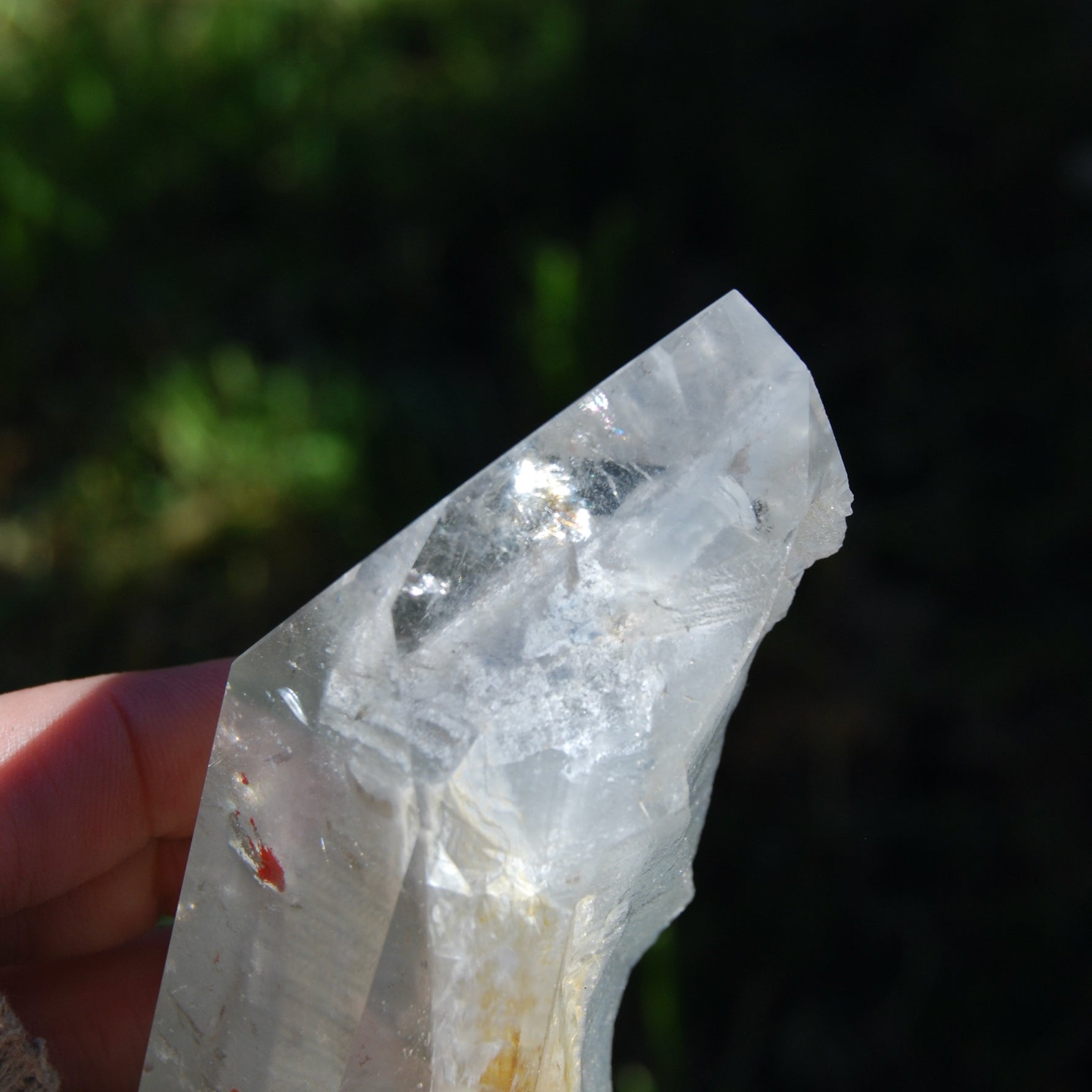 RARE Blue Amphibole Quartz Crystal Tower, Blue Angel Phantom Quartz, Brazil