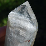 RARE Blue Amphibole Quartz Crystal Tower, Blue Angel Phantom Quartz, Brazil
