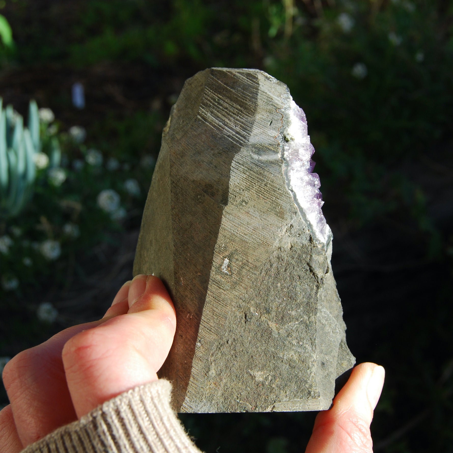 Amethyst Geode Crystal Cathedral Cluster Uruguay Self Standing